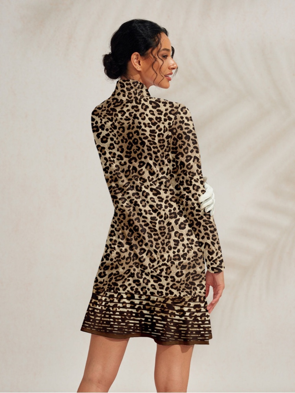 Acegolfs Wildlife Party Leopard Golf Dress NWT M UPF 50 Tennis Pickleball - Picture 8 of 14